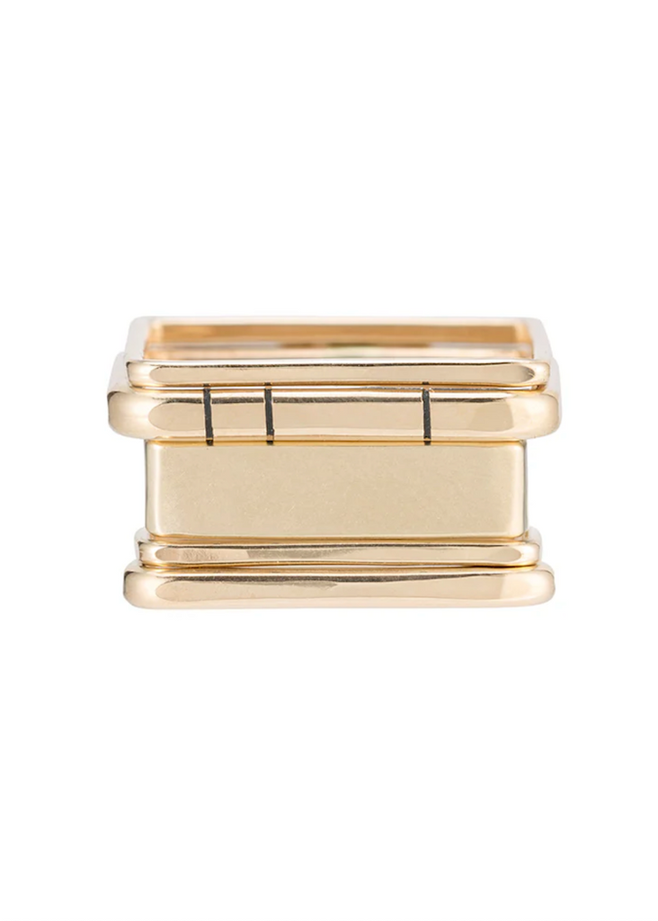 Colleen Mauer Designs | Third Avenue Square Stack Ring