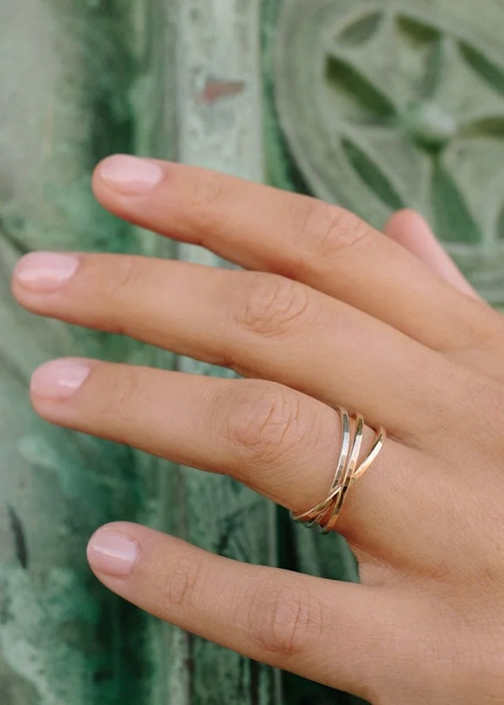 Colleen Mauer Designs | Three Band Interlocking Ring
