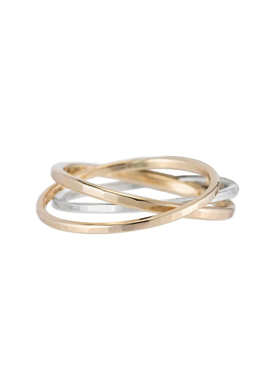 Colleen Mauer Designs | Three Band Interlocking Ring