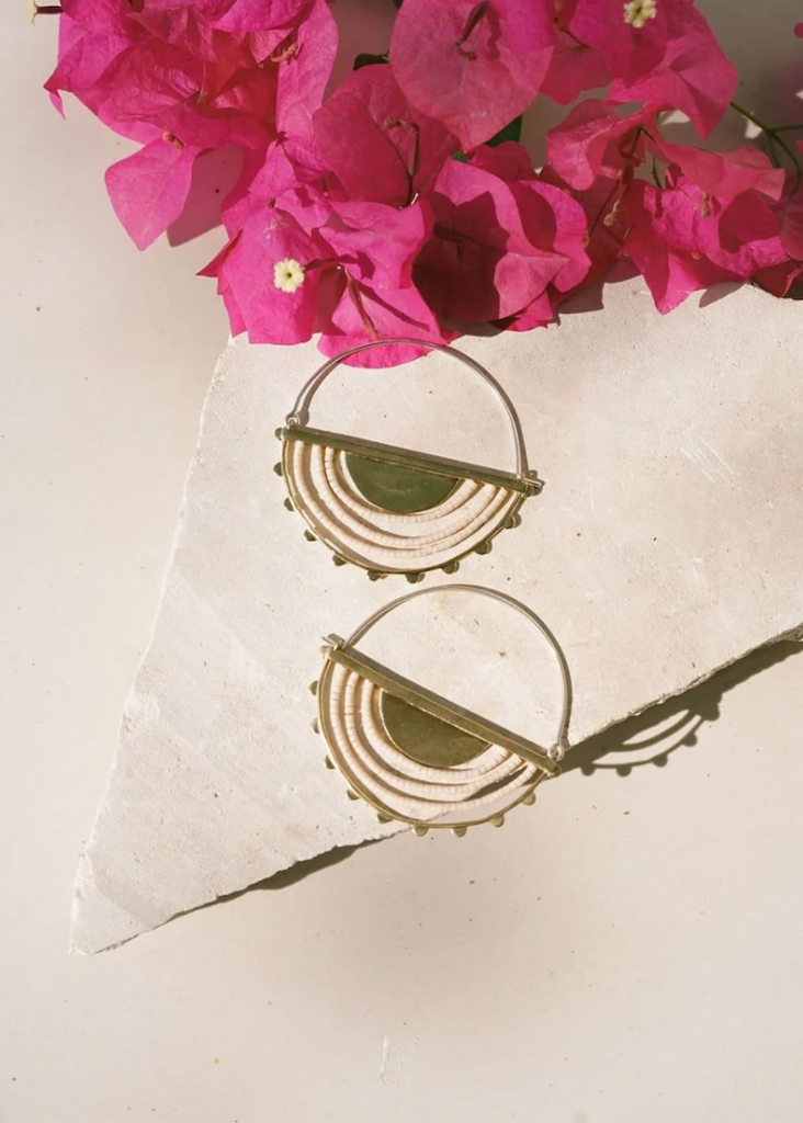 Southern Hemisphere Earrings Cream