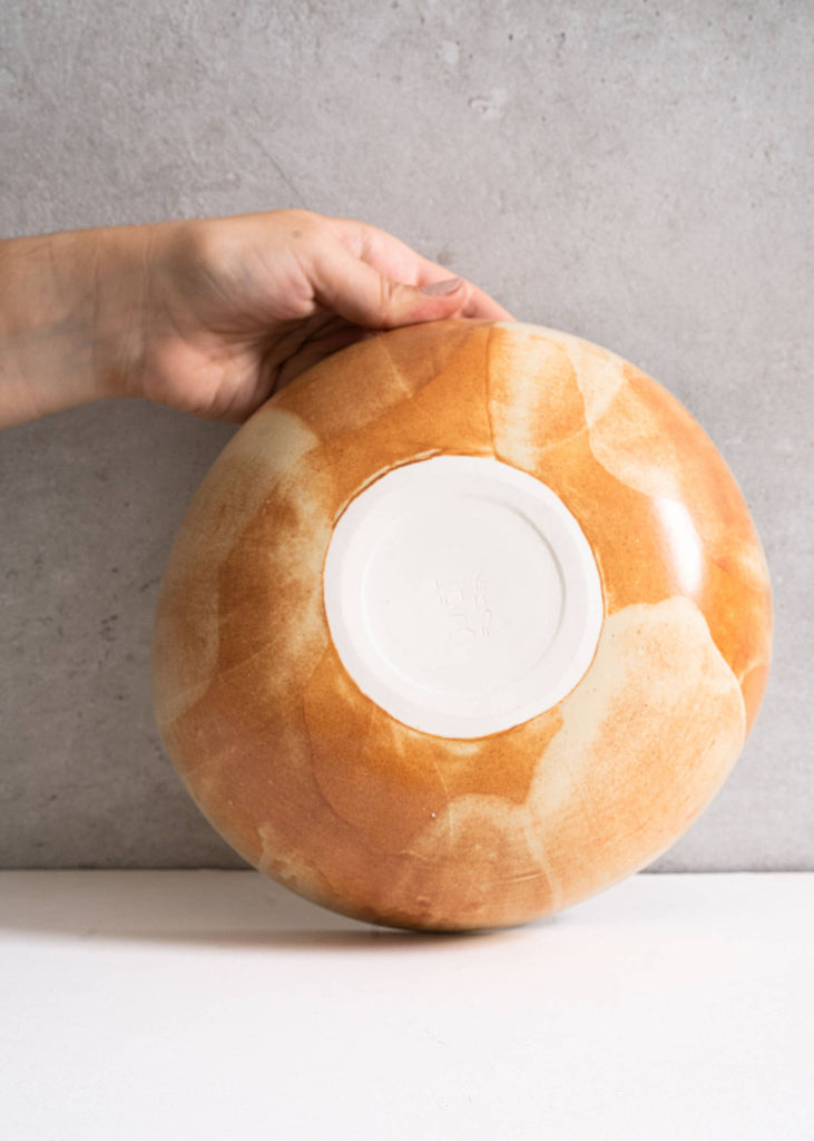Creating Comfort Lab | Caramel Stoneware Nesting Bowl Set