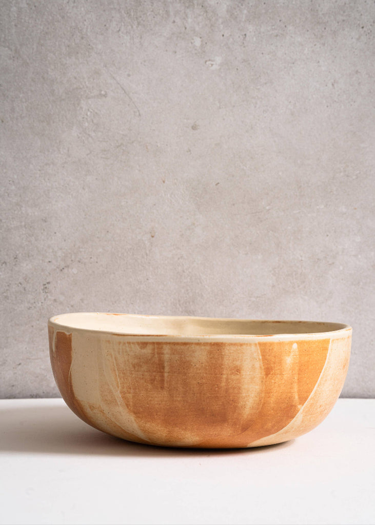 Creating Comfort Lab | Caramel Stoneware Nesting Bowl Set
