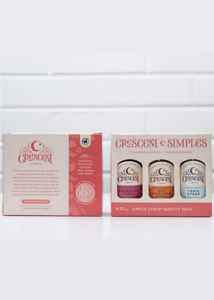 Crescent Simples | Bar Essentials 3-Pack