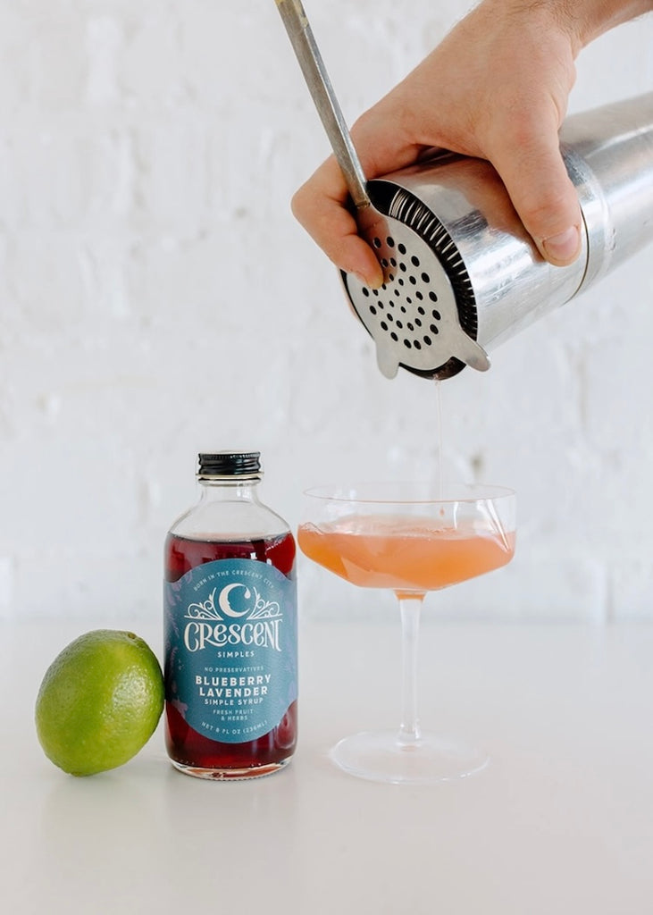 Crescent Simples | Blueberry Lavender Simple Syrup