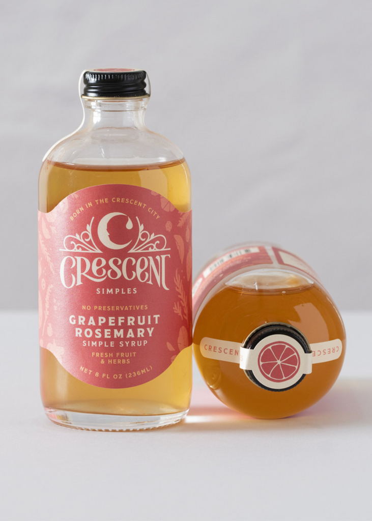 Crescent Simples | Grapefruit Rosemary Simple Syrup