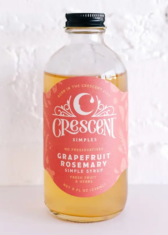 Crescent Simples | Grapefruit Rosemary Simple Syrup