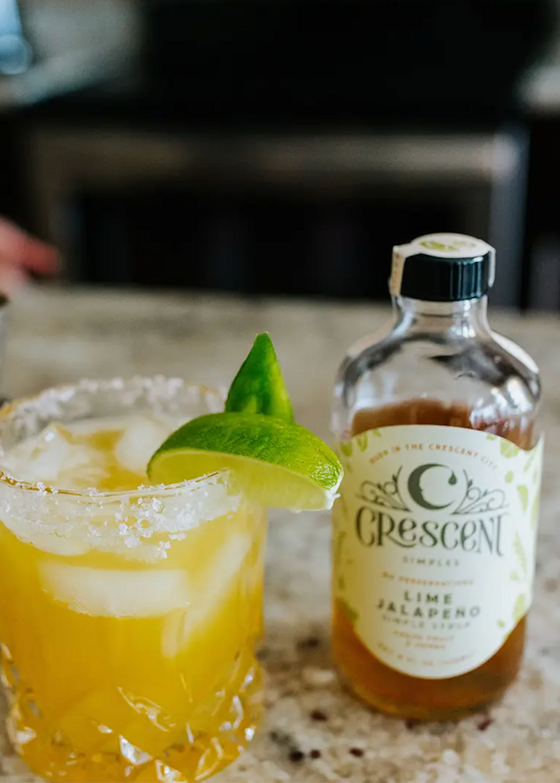 Crescent Simples | Lime Jalapeno Simple Syrup