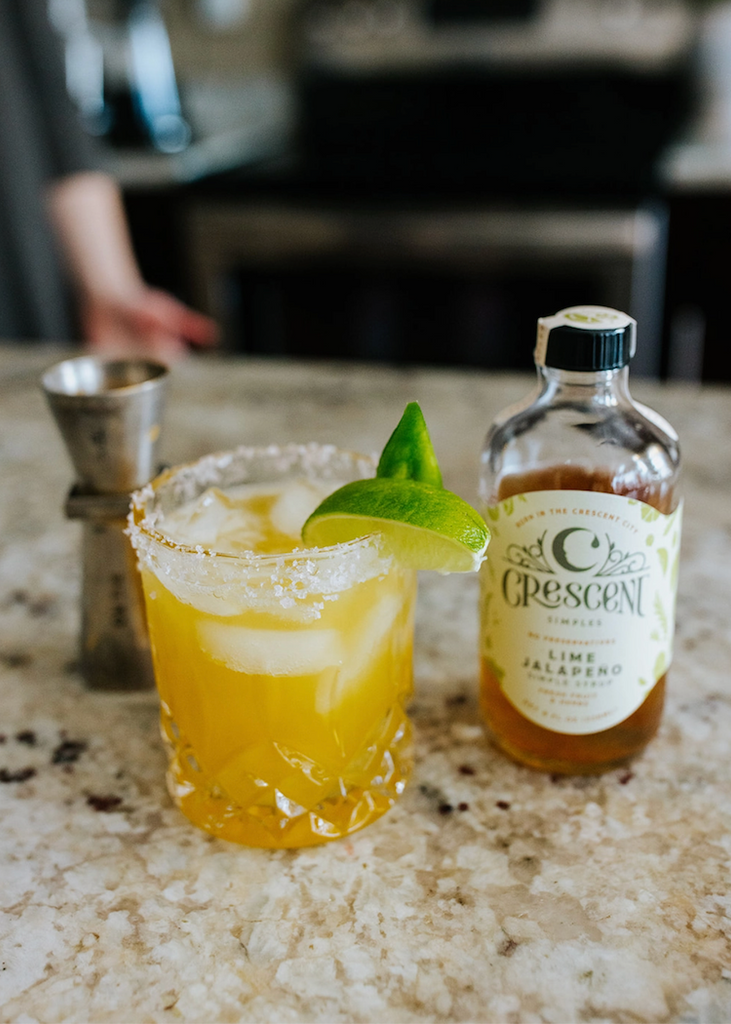 Crescent Simples | Lime Jalapeno Simple Syrup
