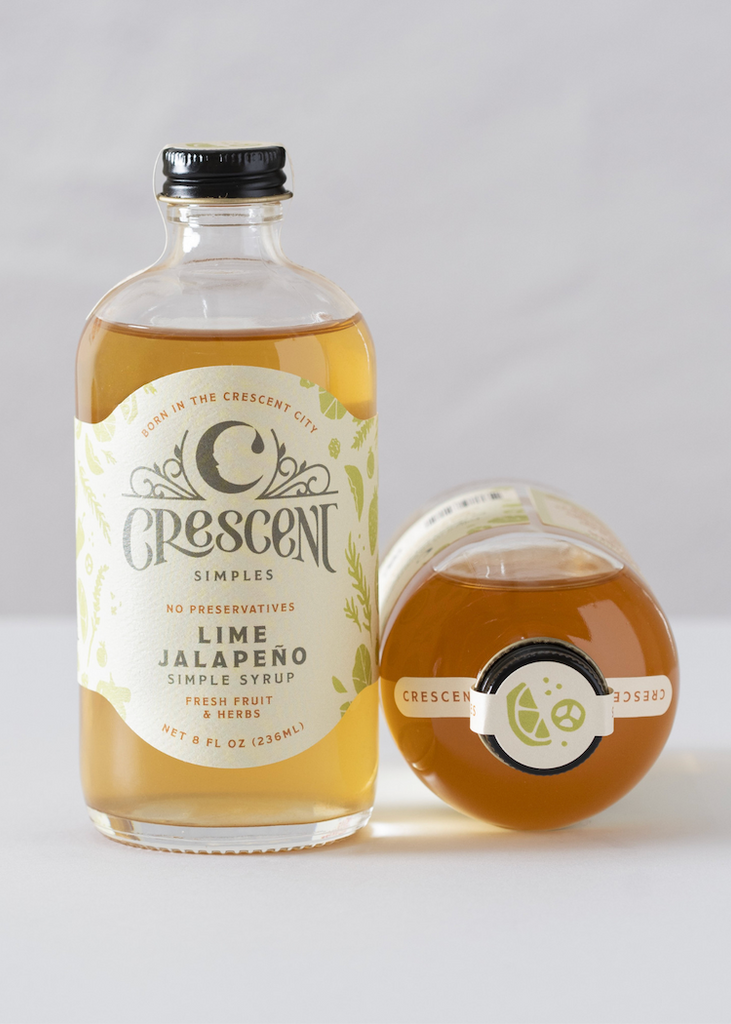 Crescent Simples | Lime Jalapeno Simple Syrup