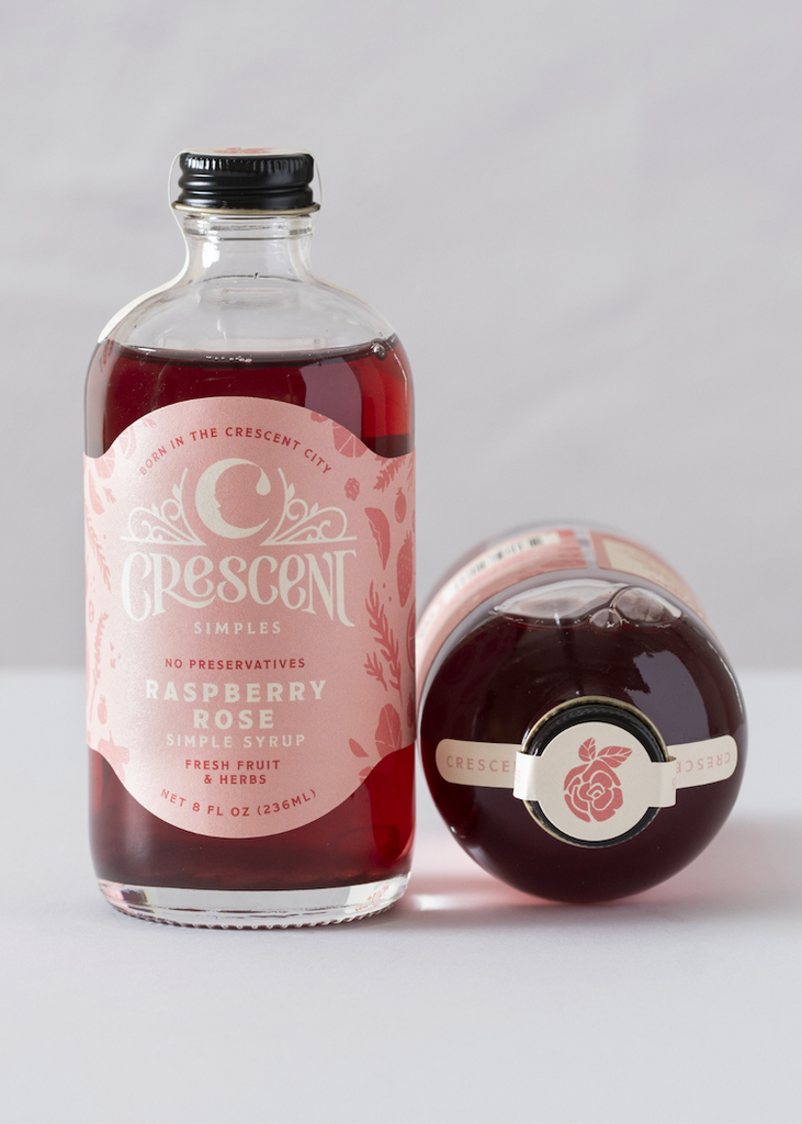 Crescent Simples | Raspberry Rose Simple Syrup