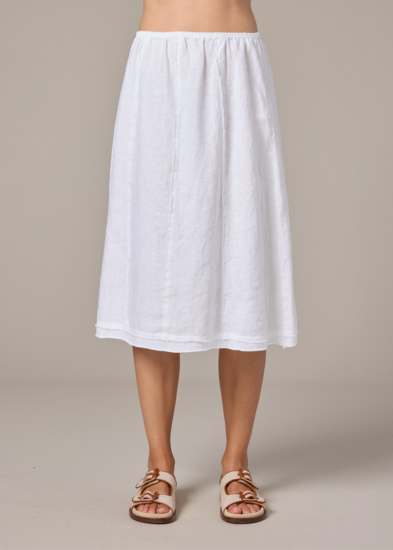 Cut Loose | Seamed Skirt with Contrast