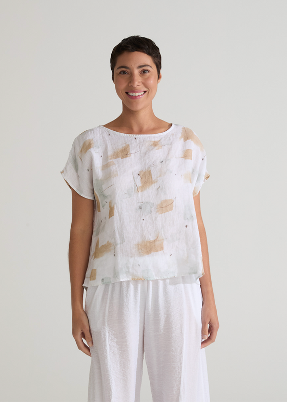 Cut Loose | Short Sleeve Hi Low Top