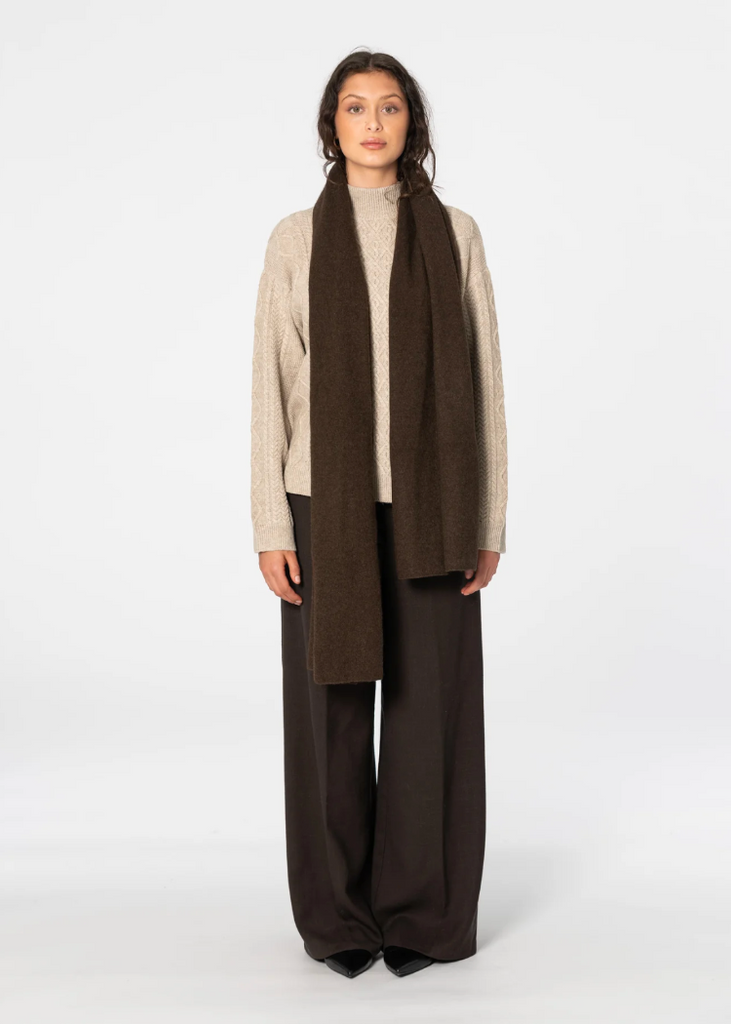 Dinadi | Yak Scarf | Dark Brown