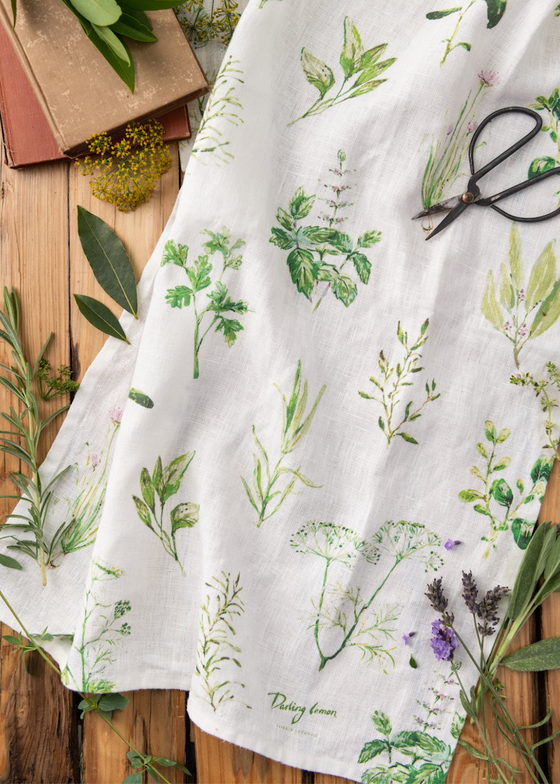 Darling Lemon | Herbs Kitchen Towel