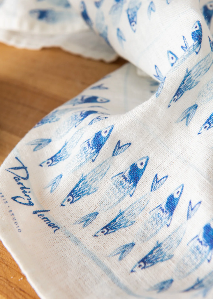 Darling Lemon | Sardines Kitchen Towel