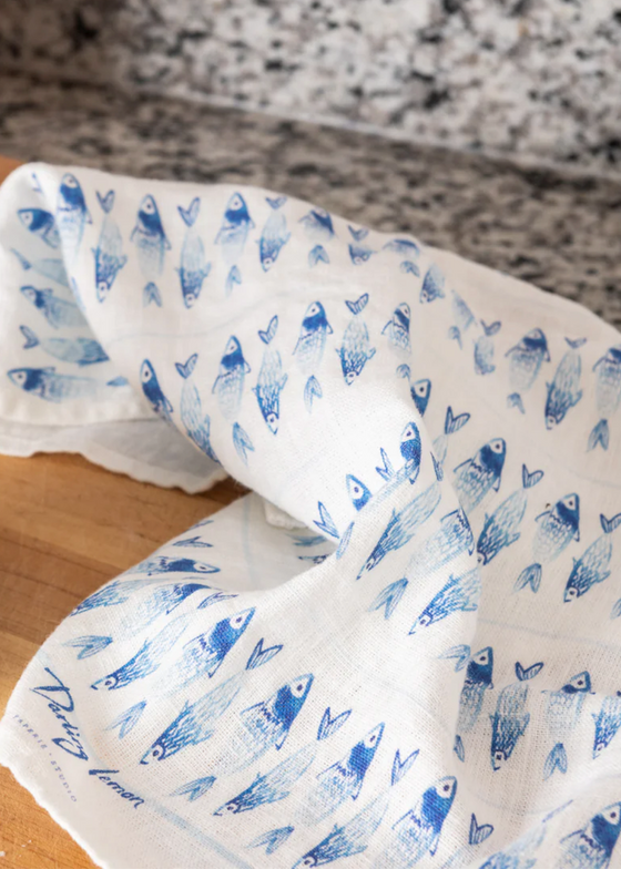 Darling Lemon | Sardines Kitchen Towel