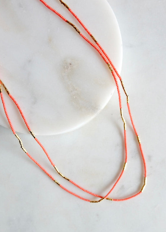 Debbie Fisher | Glass Seed Bead Necklace