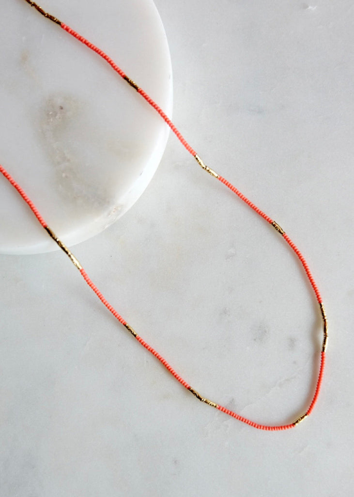 Debbie Fisher | Glass Seed Bead Necklace
