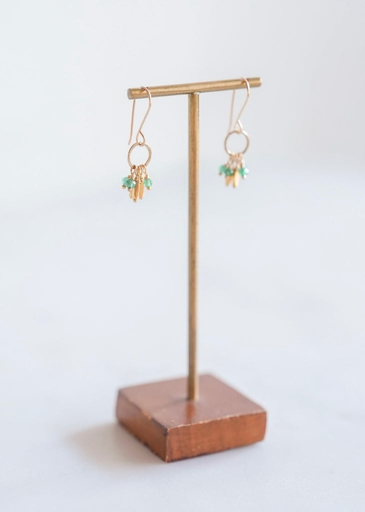 Debbie Fisher | Mystic Green Onyx Earring