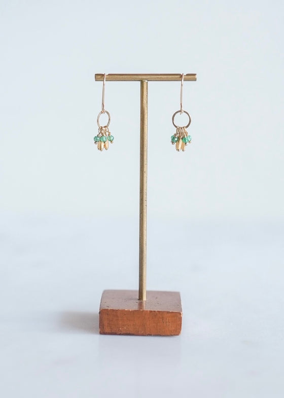 Debbie Fisher | Mystic Green Onyx Earring