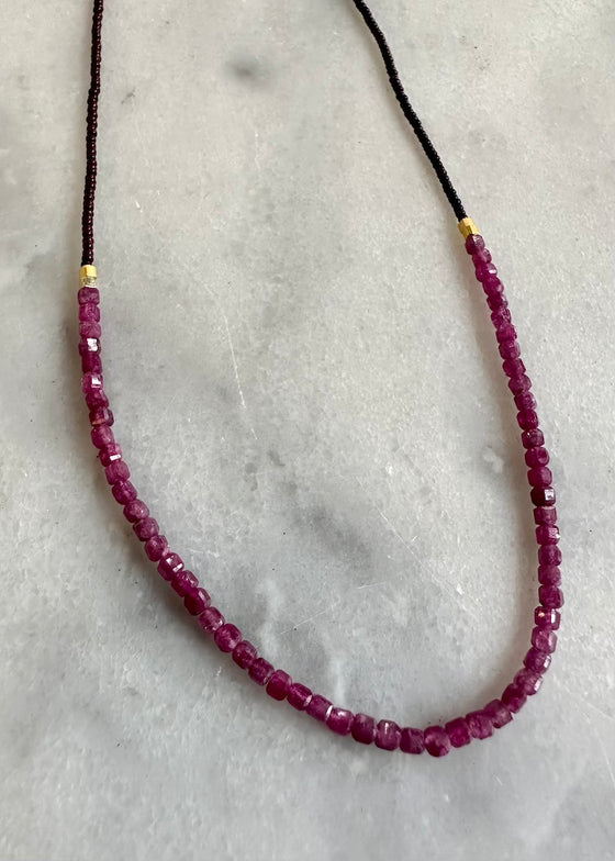 Debbie Fisher | Seed Bead Necklace