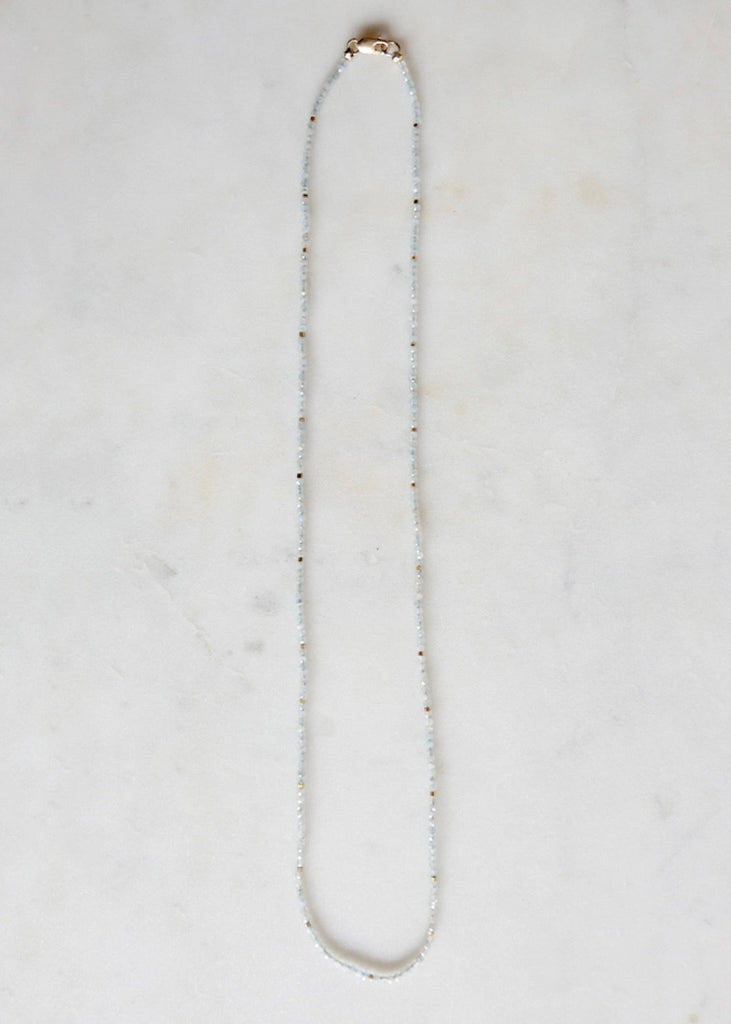 Debbie Fisher | Tiny Aquamarine Necklace