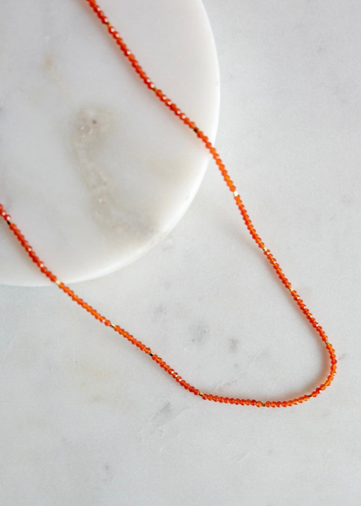 Debbie Fisher | Tiny Carnelian Necklace