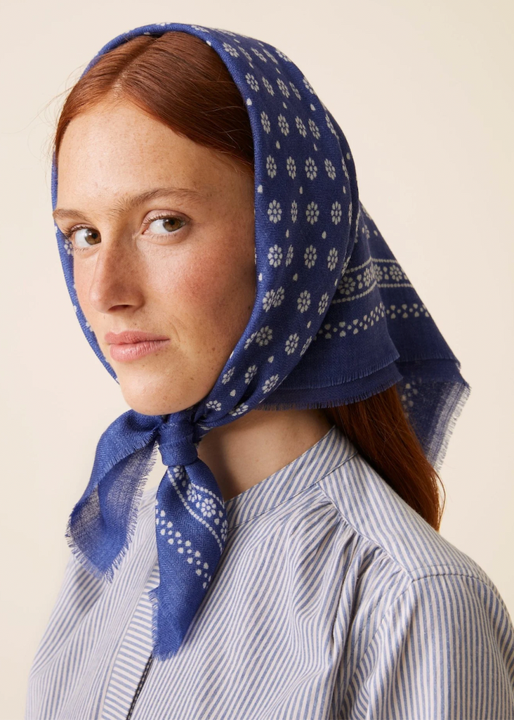 Denim Blue Foulard No 676