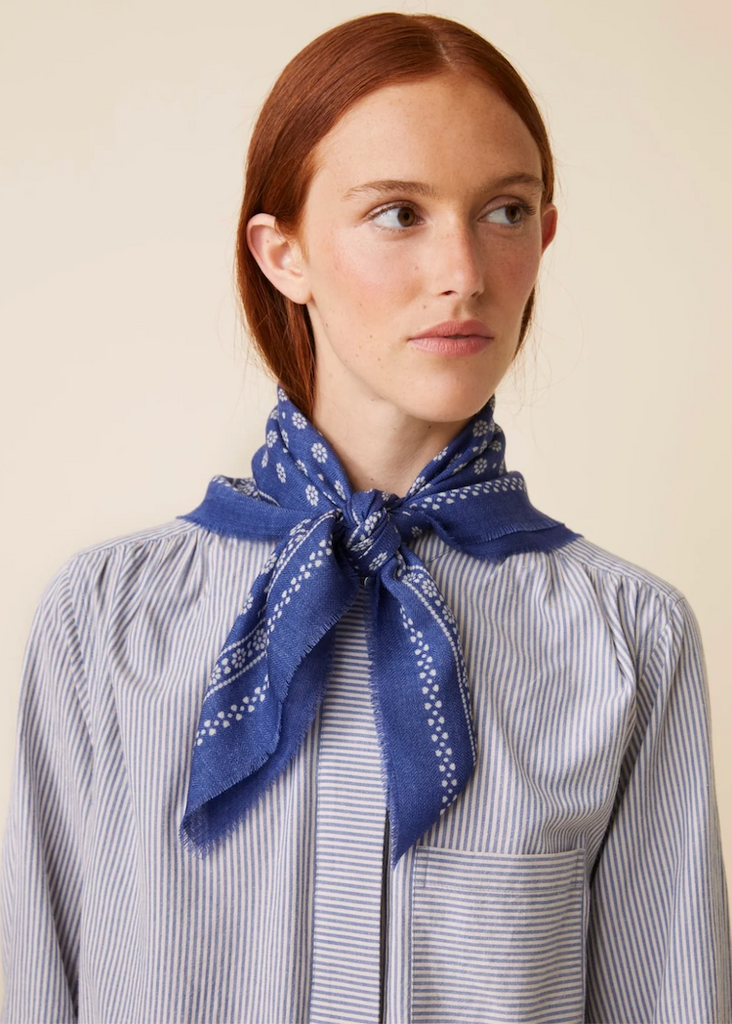 Denim Blue Foulard No 676