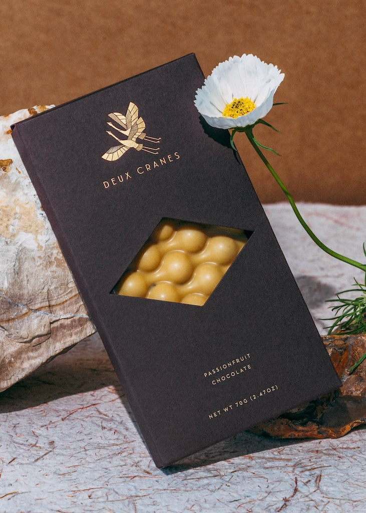 Deux Cranes | Passionfruit Chocolate Bar (Dairy Free)