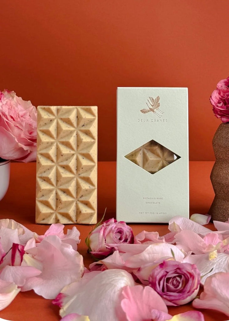 Deux Cranes | Pistachio Rose Chocolate