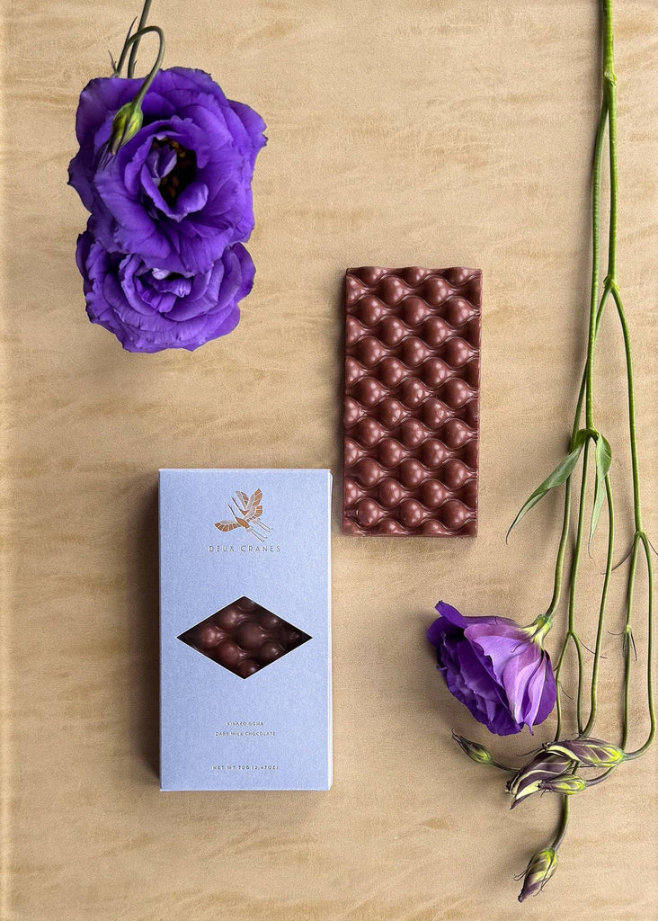 Deux Cranes | Kinako Goma Dark Milk Chocolate | Limited Edition