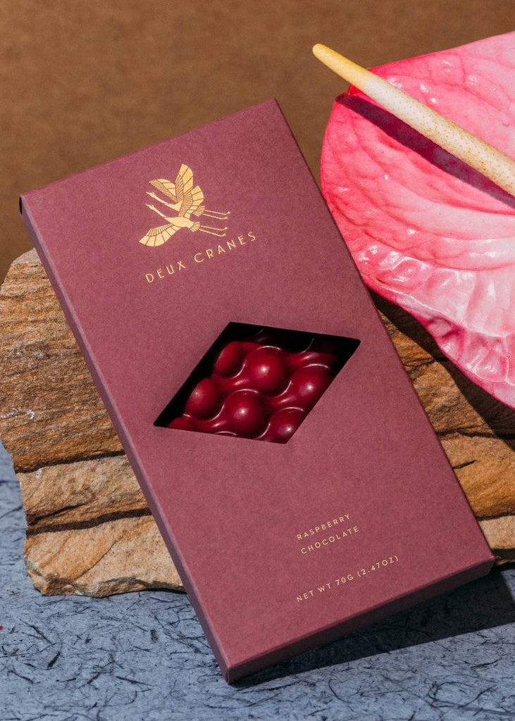 Deux Cranes | Raspberry Dark Chocolate (Vegan)