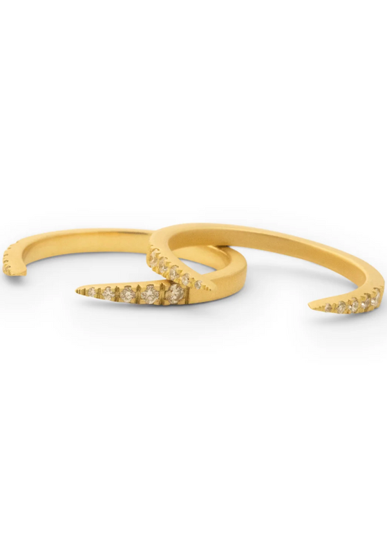 Erin Cuff Jewelry | Diamond Horseshoe Band