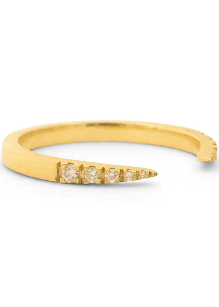 Erin Cuff Jewelry | Diamond Horseshoe Band