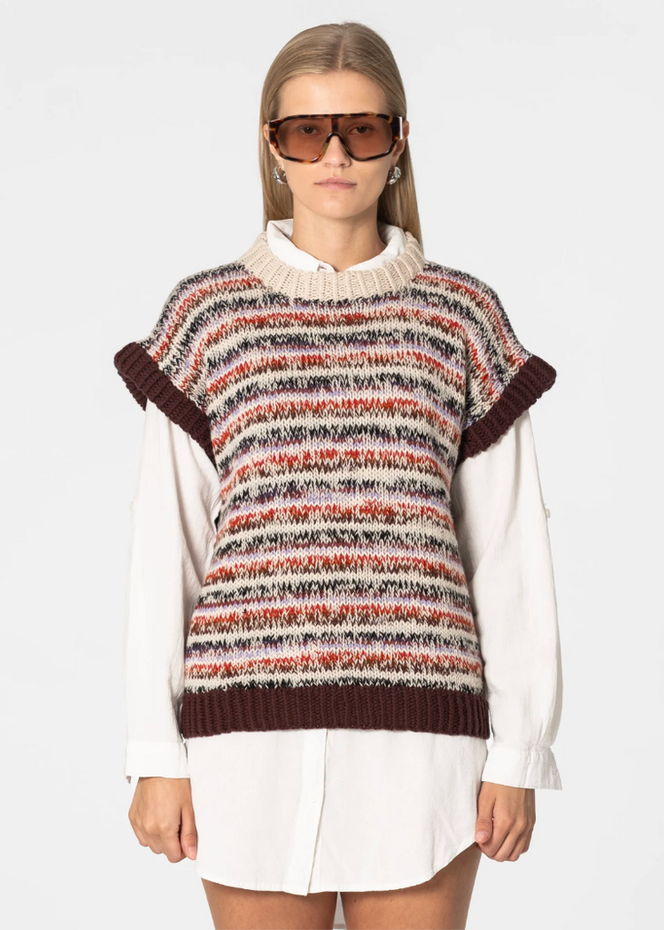 Dinadi | Merino Handknit Zero Waste Vest