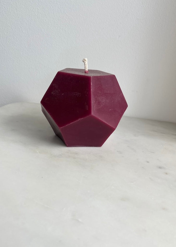 Greentree Home | Dodecahedron Candle | Wild Plum