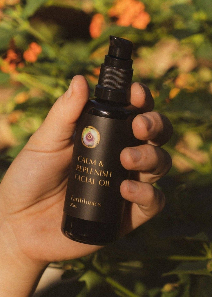 EarthTonics Botanical Skincare | Calm and Replenish Facial Oil