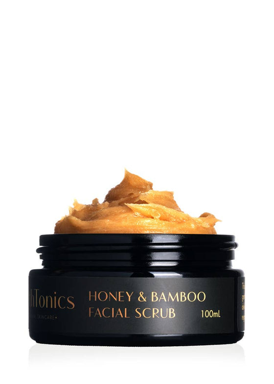 EarthTonics Botanical Skincare | Honey + Bamboo Facial Scrub