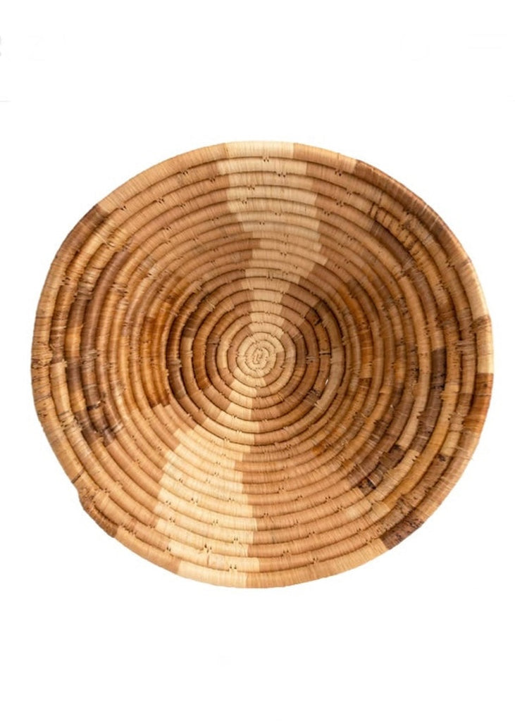 Woven Basket | Grassland | 12" Earthen Craft Bark