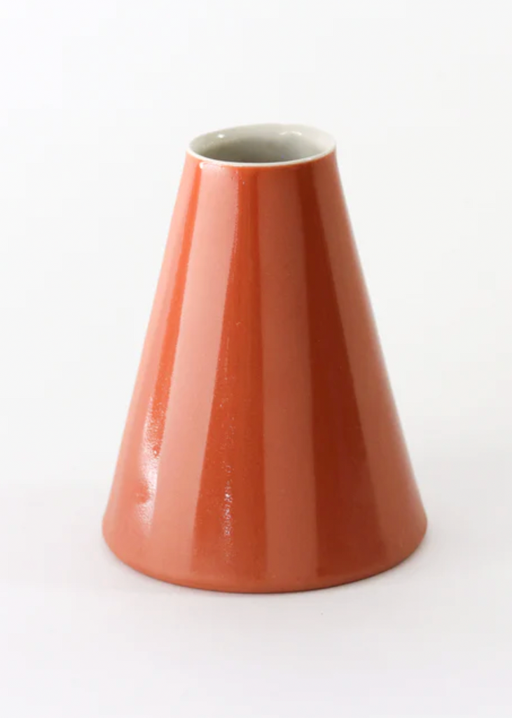 Elizabeth Benotti | Give Take Bud Vase | Rust