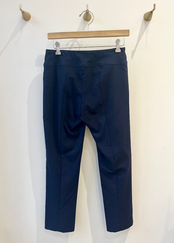 Elliott Lauren | Crop Front Seam Pant | Navy