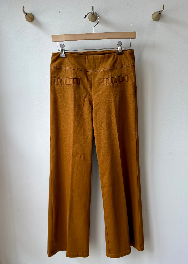 Elliott Lauren | Modern Twill Wide Leg | Whiskey