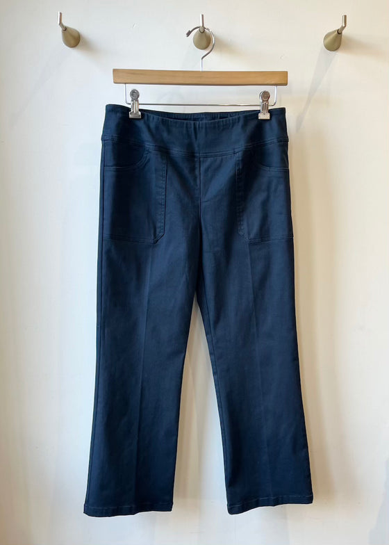 Elliott Lauren | Pull On Twill Pant | Navy