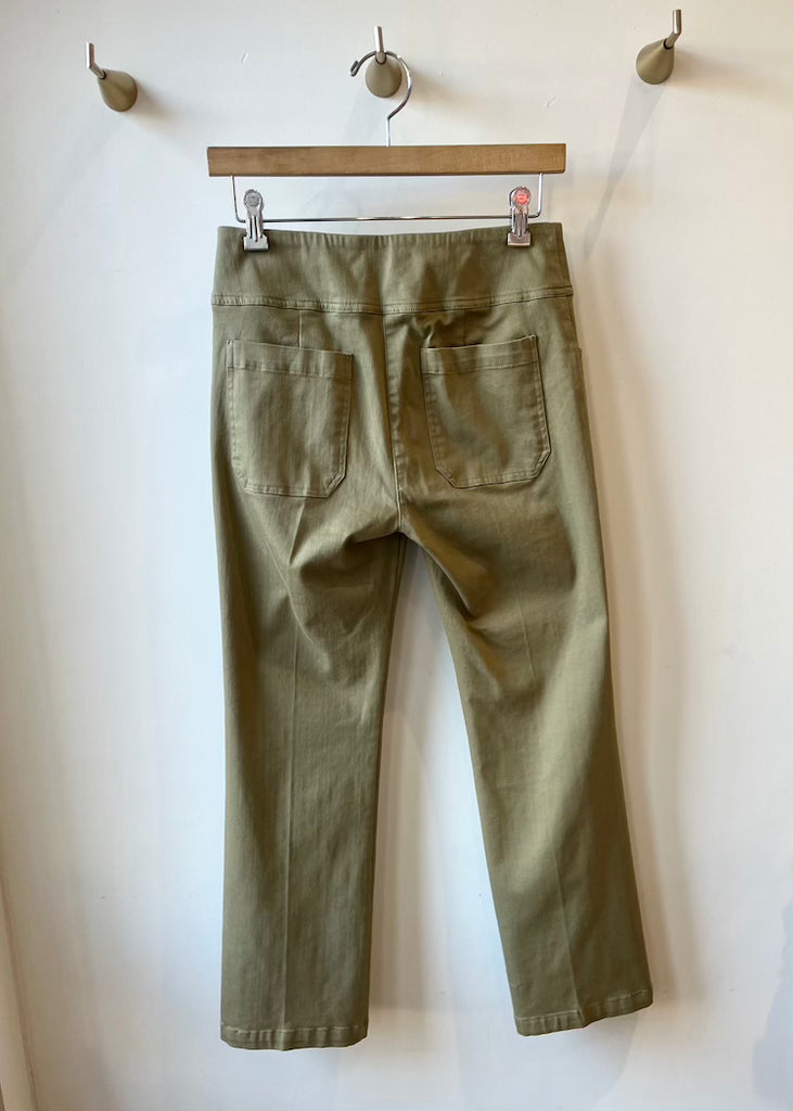 Elliott Lauren | Pull On Twill Pant | Olive