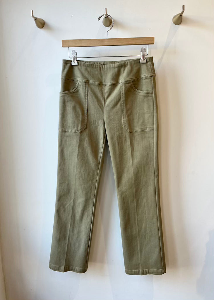 Elliott Lauren | Pull On Twill Pant | Olive