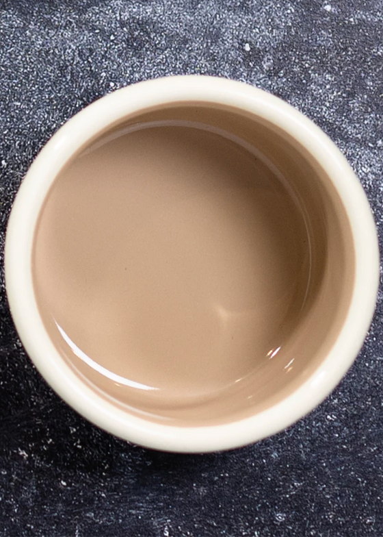 Enameled Condiment Cup | Oat