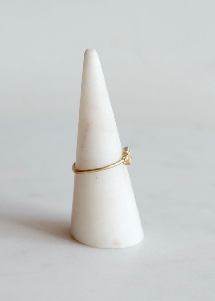 Erin Cuff Jewelry | Antique French Cut Diamond Ring | 14k