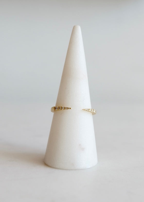 Erin Cuff Jewelry | Diamond Horseshoe Band