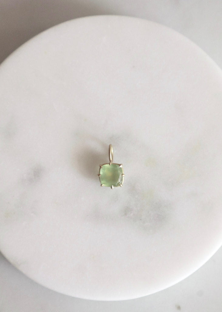 Erin Cuff Jewelry | Prehnite Basket Charm | 2.32ct